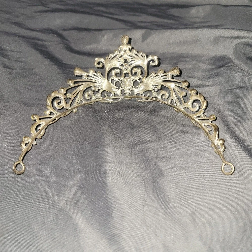 Silver Tiara Crown for Women Crystal Queen Rhinestone Princess Wedding Costume